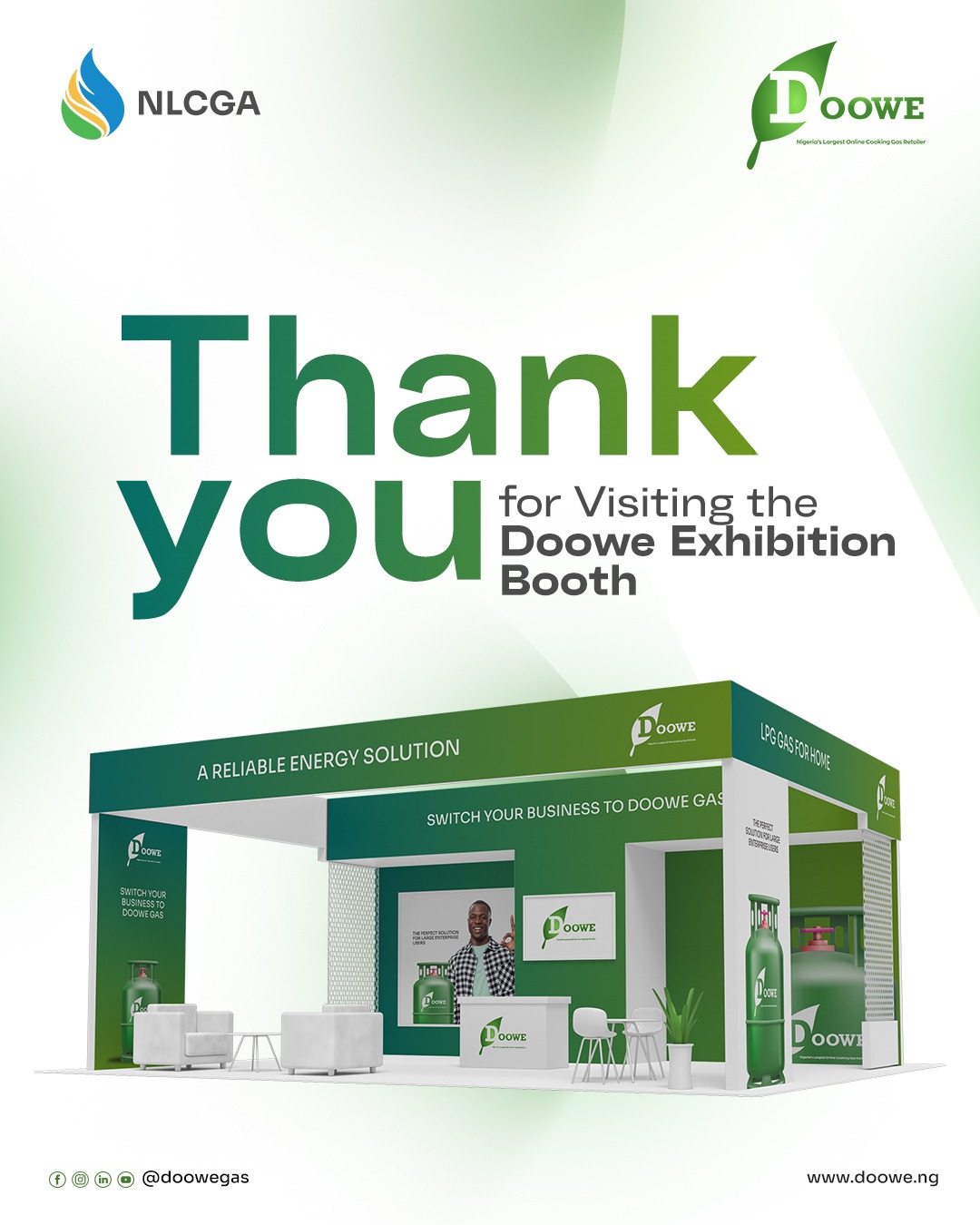 Thank You for Visiting Doowe Gas at the 15th NLCGA Conference!