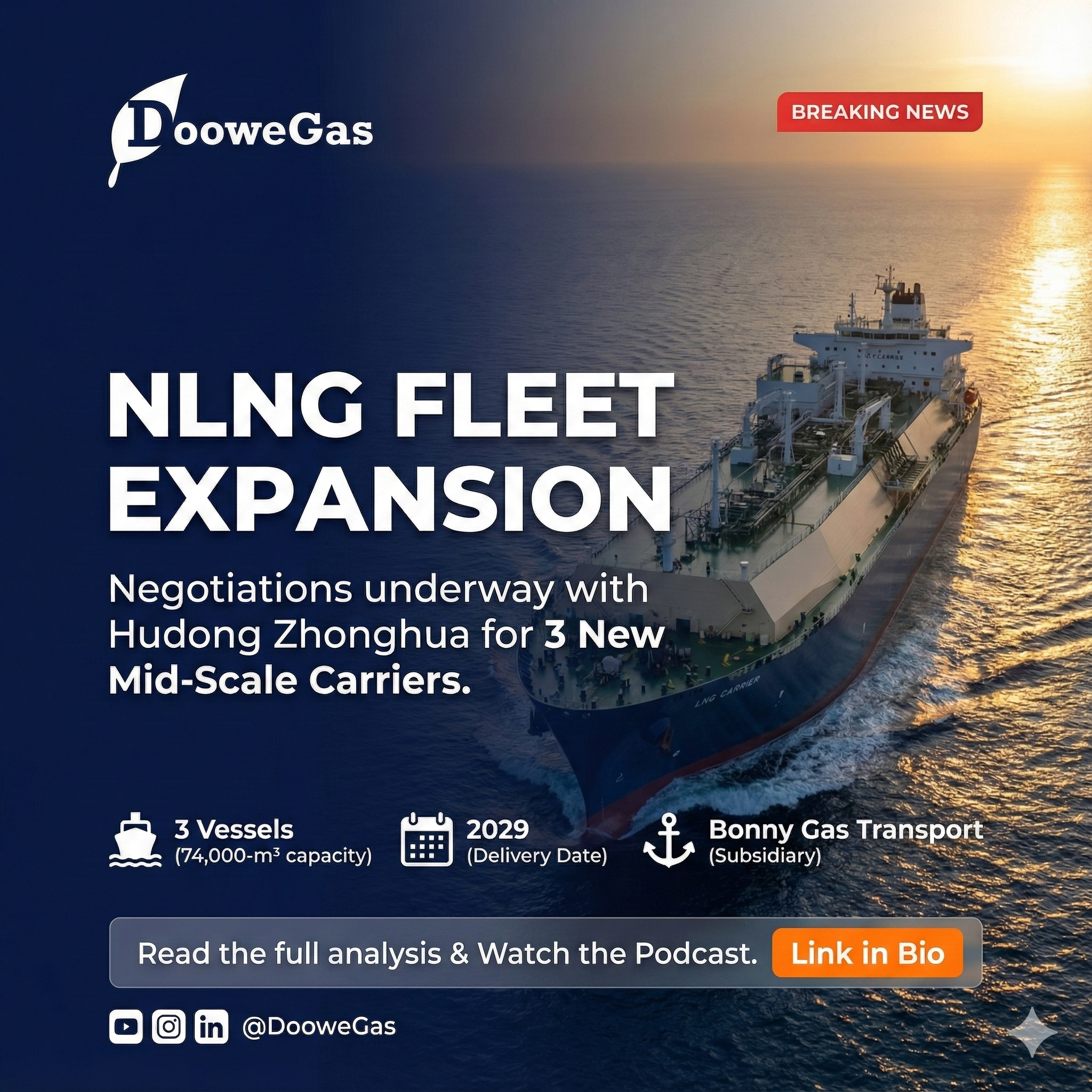 Nigeria LNG To Boost Ocean Going Vessel Capacity From China